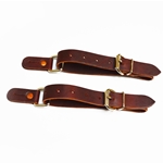 Bareback and Bull 1" Leather Spur Straps