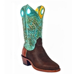 Barstow Arena Collection Riding Boots - Walnut/Fango Turquoise