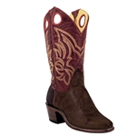 Barstow Arena Collection Riding Boots - Walnut/Fango Turquoise