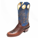 Barstow Arena Collection Riding Boots - Walnut/Fango Turquoise