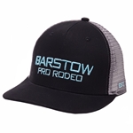 Barstow Curved Bill Trucker Cap - Black/Charcoal/Turquoise