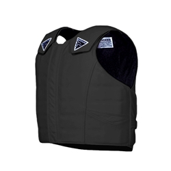 Phoenix Pro Max Black Leather Vest - YOUTH