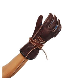 Elk Skin Bull Riding Glove