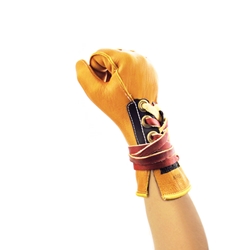 Elk Skin Bull Riding Glove