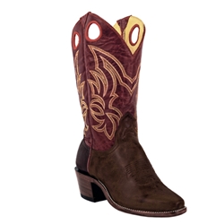 Barstow Arena Collection Riding Boots - Walnut/Fango Turquoise